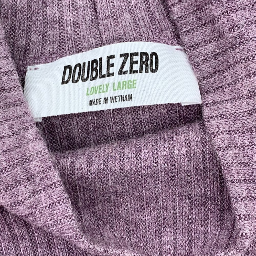 Double Zero Heathered Lavender Long Sleeve Dress - Picture 4 of 6